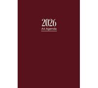 Agenda 2026 Journalier A4 1 Page Par Jour avec Heures: Planificateur Journalier Professionnel | 12 Mois du 1er Janvier au 31 Décembre | A4 Grand Format
