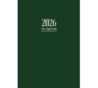 Agenda 2026 Journalier A4 1 Page Par Jour avec Heures: Planificateur Professionnel | 12 Mois du 1er Janvier au 31 Décembre | A4 Grand Format