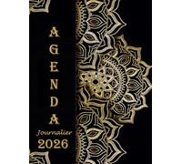 Agenda 2026 Journalier: Professionnel En Français, 1 Page Par Jour Avec Heure, 12 Mois De Janvier A Décembre, Format A4