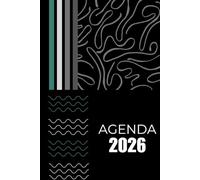 Agenda 2026 Minimalista - Planner Semanal y Mensual 6x9 | Tapa Dura, Control de Gastos, Hábitos y To Do List | Organizador Femenino en Español