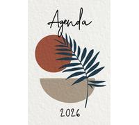 Agenda 2026 - Minimaliste: Organisez votre journée, boostez votre productivité et optimisez votre temps grâce au planificateur semainier vertical au format de poche A6
