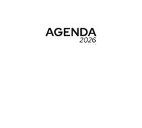 Agenda 2026 Minimaliste - Semainier Janvier à Décembre 2026 | Planificateur Hebdomadaire, To-Do List & Bilan Mensuel | Format 15x23 cm | Blanc & Noir: ... et organisez votre année sans distraction