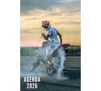 Agenda 2026: Motocross - Settimanale e Mensile da Gennaio a Dicembre 2026 | 12 Mesi | Ideale per Studenti, Professionisti e Individui | Calendario Annuale, Lista dei Contatti, Appunti