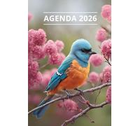 AGENDA 2026 - OISEAUX: Petit format de poche | 4 langues | Janvier à Décembre 2026 | 52 semaines | 1 semaine sur 2 pages | Format pratique 10x15 cm, 115 pages | Fantaisie, original | Cadeau à offrir