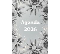Agenda 2026: Organisateur Annuel avec Pages de Notes et Planning Mensuel et Hebdomadaire, pages contact et suivi de mots de passe