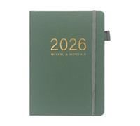 Agenda 2026 Planificación, 144 páginas, formato A5, calendario de tapa dura para diario profesional, reunión, estudios de viaje