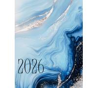 Agenda 2026 - Planner Souple Grand Format 8.5x11 | Organisation Quotidienne 06h-24h, Calendriers Mensuels & Suivi des Objectifs: Organisation ... et Mensuelle pour une Année Alignée