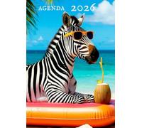 Agenda 2026 & Ricettario personale - Organizer minimalista: Planner giornaliero elegante con due giorni per pagina e pagine dedicate alle ricette del mese