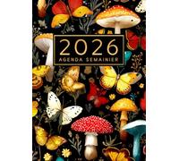 Agenda 2026 Semainier: 1 Semaine/2 Pages du 1er Janvier au 31 Décembre avec Jours Fériés Inclus | Grand Format A4