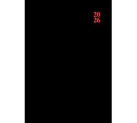 Agenda 2026 Semainier a4: ( Noir ) Hebdomadaire Horaire Vertical: 7 Jours Sur 2 Pages 12 Mois Janvier à Décembre Planificateur En Francais De Rendez ... 21 x 29.7 Couverture Souple Sans Spirale.