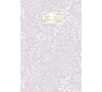 Agenda 2026 Semainier: Planificateur Organisateur de Janvier à Décembre 2026 - 1 Semaine sur 2 Pages || 12 Mois de Calendrier avec Une Planification Mensuelle || Petit Format A5 - Couverture Violet