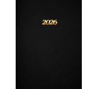 Agenda 2026 Semainier: Planificateur Semainier | Grand Format A4 21 x 29,7 cm | 1 semaine sur 2 pages | 12 mois de janvier à décembre | Organisation Travail Études Vie Quotidienne