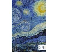 Agenda 2026 - Van Gogh: Organisez votre journée, boostez votre productivité et optimisez votre temps grâce au planificateur semainier horizontal au format A6