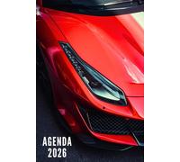 Agenda 2026: Voiture de Sport - Semainier et Mensuel de Janvier à Décembre 2026 | Idéal pour Les Étudiants, Professionnels et Particuliers | ... de Contacts, Notes - Petit Format de Poche
