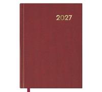 Agenda 2027 A5 día vista burdeos