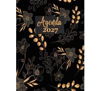 Agenda 2027 Giornaliera: Formato Grande A4, 12 Mesi da Gennaio a Dicembre 2027, Un Giorno per Pagina