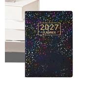 Agenda 2027, tamaño A7, pequeña agenda mensual de citas de escritura suave | Agenda semanal portátil 2027, calendario para profesores, estudiantes, niños, familia, hogar, escuela, universidad