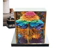 Agenda 3D 2026 para oficina | Agenda semanal de 52 semanas con bloc de notas 2026, planificador de eventos con papel notas decorativas para casa, oficina, escuela, Acción de Gracias, Navidad