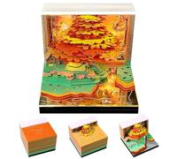 Agenda 3D 2026 para oficina | Calendario 2026 52 semanas de papel artesanal, bloc de notas decorativo para planificación de eventos | Para casa, oficina, escuela y celebraciones