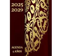 Agenda 5 Años 2025-2029: Planificador Mensual 2025 2029 | 60 Meses del 01/01/2025 al 31/12/2029 | 1 Mes en 2 Páginas | Días Festivos | A4 (20.96 x 27.94 cm) | 160 Páginas