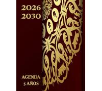 Agenda 5 Años 2026-2030: Planificador Mensual 2026 2030 | 60 Meses del 01/01/2026 al 31/12/2030 | 1 Mes en 2 Páginas | Días Festivos | A4 (20.96 x 27.94 cm) | 160 Páginas
