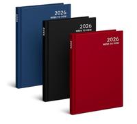 Agenda A5 con vista semanal, agendas 2025, planificador de trabajo de oficina, organizador de escritorio, agendas, planificación anual, 1 diario enviado al azar Marca: Sixstore