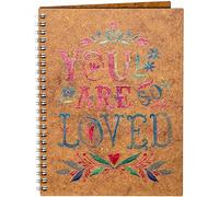Agenda A5 personalizada din lemn - "You are so loved"