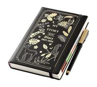 Agenda académica 2025 2026, A5, página al día, agenda diaria de productividad de 13 meses de agosto de 2025 a agosto de 2026, agenda 2025-26 con bolígrafo, pestaña mensual, calcomanías, bolsillo