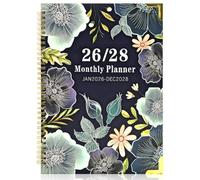 Agenda académica 2026-2028, 36 Meses para Estudiantes, A4 con Encuadernación en Espiral Notebook Planificador Semanal, Mensual y Motivación Diaria