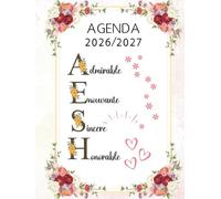 Agenda AESH 2026 2027 : Cadeau AESH d'École | Organiseur Hebdomadaire avec 30 Fiches de Suivi pour Élèves en Situation de Handicap | Format A4