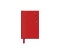 Agenda Anual 2023 - Organizador Semanal - Semana Vista - Tamaño Bolsillo 8,5 x 13 cm - Modelo Brasilia - Color Rojo - Hojas Color Ahuesado - Planificador Mensual Portable - Doh