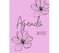 Agenda Anual 2025 de Gran Formato: Organiza Todo con Estilo: Planificador mensual, semanal y diario con pasta dura personalizada. Formato grande de 8.5x11 pulgadas y frases inspiradoras.