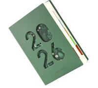 Agenda anual 2026 - enero diciembre semanal mensual, calendario con pestañas - Diseño de planificación diaria organizada con fácil navegación para planificación académica, oficina, escuela, aula