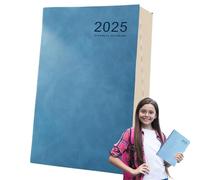 Agenda anual | Agenda 2025, agenda diaria de 340 páginas, agenda de tapa dura, cuaderno organizador de gestión del tiempo para trabajadores