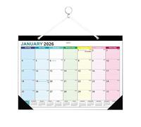 Agenda anual - Cuaderno de diario de doble año, planificador de impresión grande, administrador de tiempo familiar, diseño de mes extendido para rutinas domésticas, tareas de trabajo, ocasiones