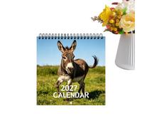 Agenda Appointment Organizer Wall Calendar Spiral Bound Monthly