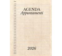 Agenda appuntamenti 2026 : Parrucchieri 2026 giornaliera 4 Colonne | Un giorno per pagina | Planner Giornaliero Professionale Senza Date, Intervalli di 30 minuti A4.