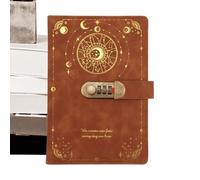 Agenda bloqueada para mujer | Cuaderno portátil de planificación y cuaderno A5 - Cuaderno portátil para adultos, escritores, estudiantes, autónomos, cumpleaños, vacaciones, oficina en casa