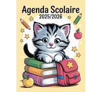 Agenda Chat 2025-2026: Le compagnon idéal pour une année organisée et pleine de ronronnements ! Journalier pour Organiser votre nouvelle année du 01 ... 8.25x11 pouce, Grand format A4, 158 Pages.