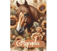 Agenda Chevaux: JOURNALIER - UNE PAGE PAR JOUR Format Standard 12x17 cm | Ecole Primaire, Collège, Lycée, 6eme 5eme 4eme 3eme | Equitation, course ... garçon, 6 ans 7 ans 8 ans 9 ans 10 ans, Ado