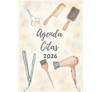 Agenda Citas Para Peluquería 2026 : Libro de Citas para 2026 con Fecha y por Horas, Dia por Pagina 3 Empleados | Intervalo de 30 Minutos de 7:00 a 22:30 (3 Columnas) y Calendario de Mes Corriente A4