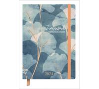 Agenda Classic Timer Golden Tree 2024: agenda 13 x 18,5 cm, calendario en alemán, espacio para notas y marcapáginas