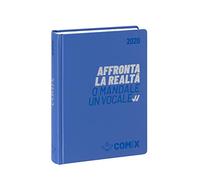 Agenda Comix 16 m Mignon Plus Nebullas azul plata azul 60899L