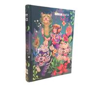 Agenda compatible con agenda escolar Fraffrog Multicolor Pool Over 2025-2026 Fechado f.to standard 12,6 x 17,8 cm en funda con 12 lápices + llavero llavero silbato y bolígrafo multicolor