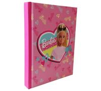Agenda compatible con diario escolar Barbie rosa 2025-2026 estándar 20 x 14 cm + llavero lentejuelas y bolígrafo multicolor