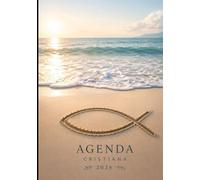 Agenda cristiana 2026: Planner semanal con versiculos biblicos, horarios y notas