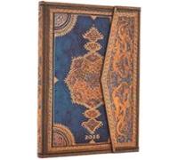 Agenda De 12 Meses Paperblanks Safavid Índigo Midi Apaisada