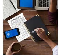 Agenda de ahorros mensuales - Agenda compacta divertida para ahorrar en casa, escuela, viaje, familia, amigos, vacaciones