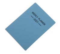 Agenda de Bolsillo 2027 Pequeña Cubierta de PU Azul para Profesionales | Escritura Suave, Acceso Rápido, Diseño Compacto Adecuado para Viajes y Llevar en Mochila