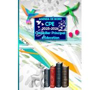 Agenda de Bord 2025-2026 CPE/Conseiller Principal d’Education: Planificateur Semainier et Mensuel.